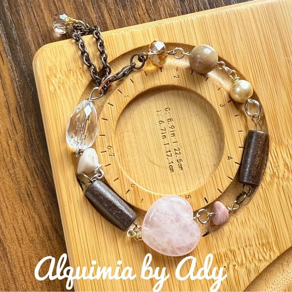 Alquimia Brown and Pink Bracelet - Picture 1 of 4